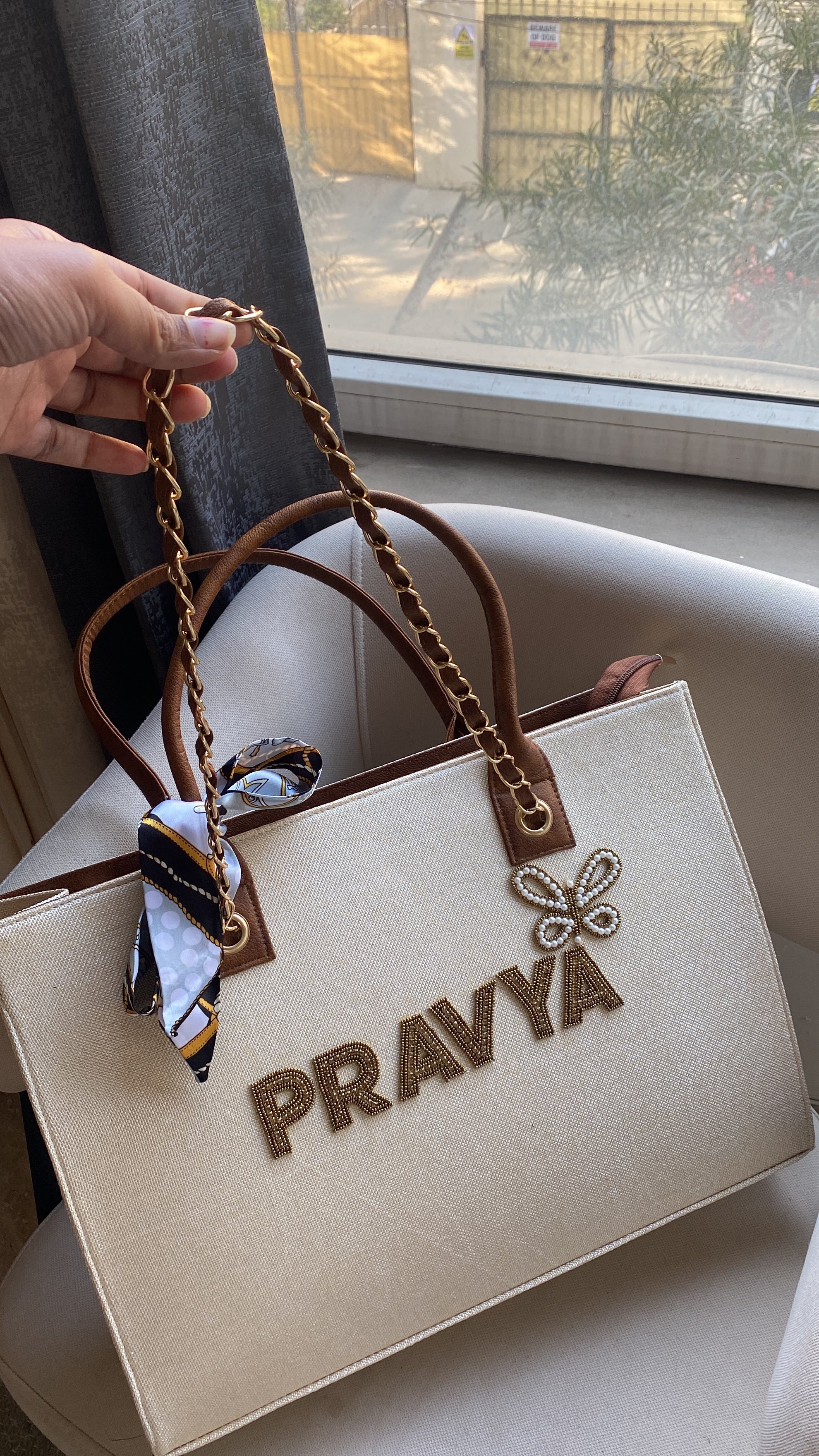 Customised canvas bag