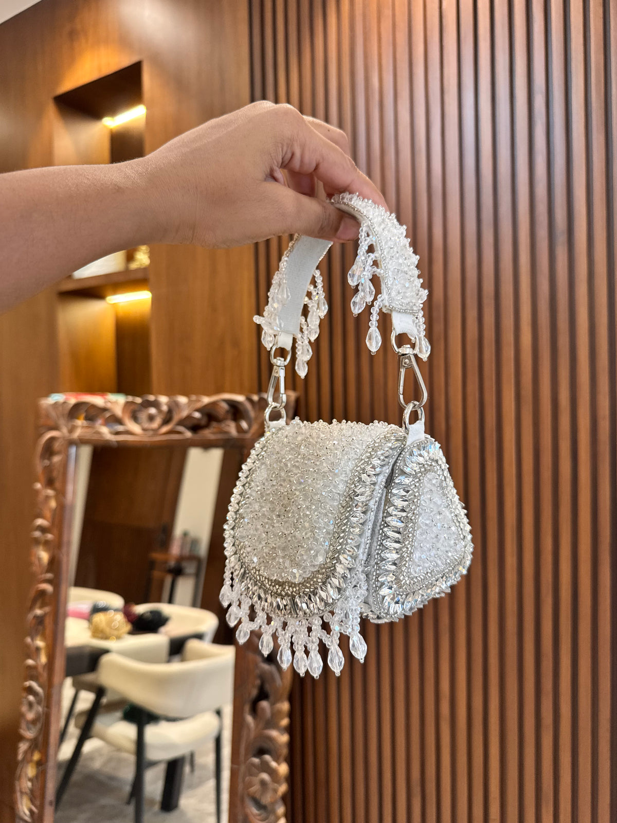 Ruha triangle clutch