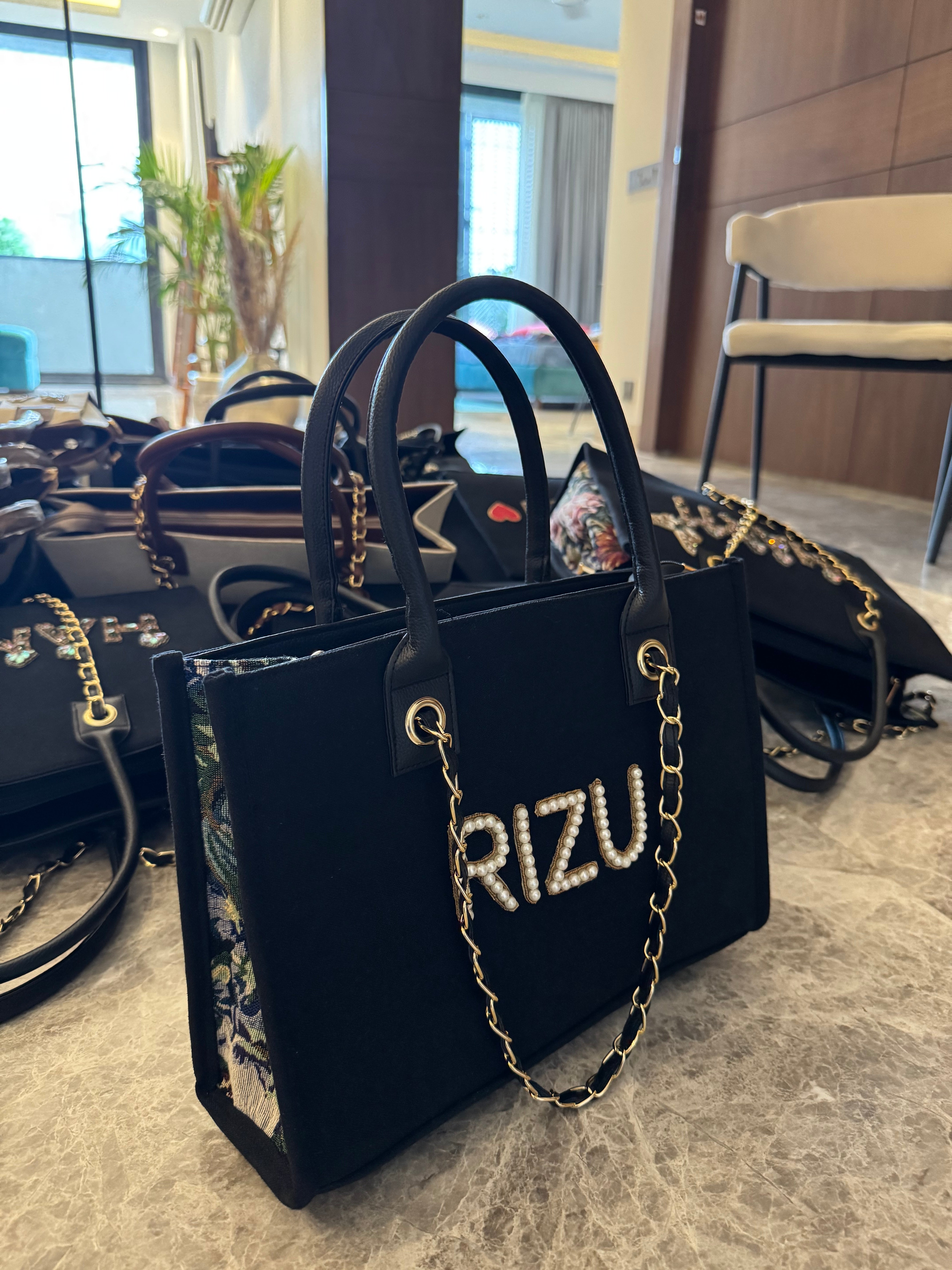 Floral tote