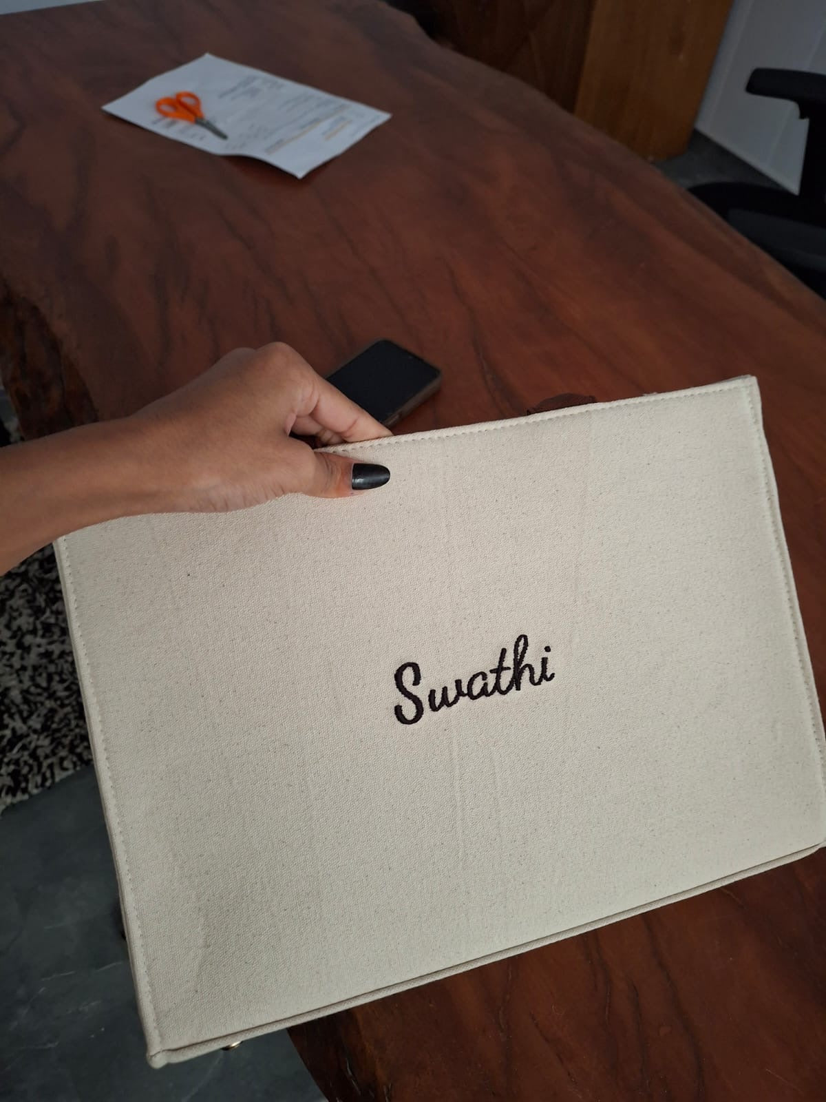 Embroidery bag