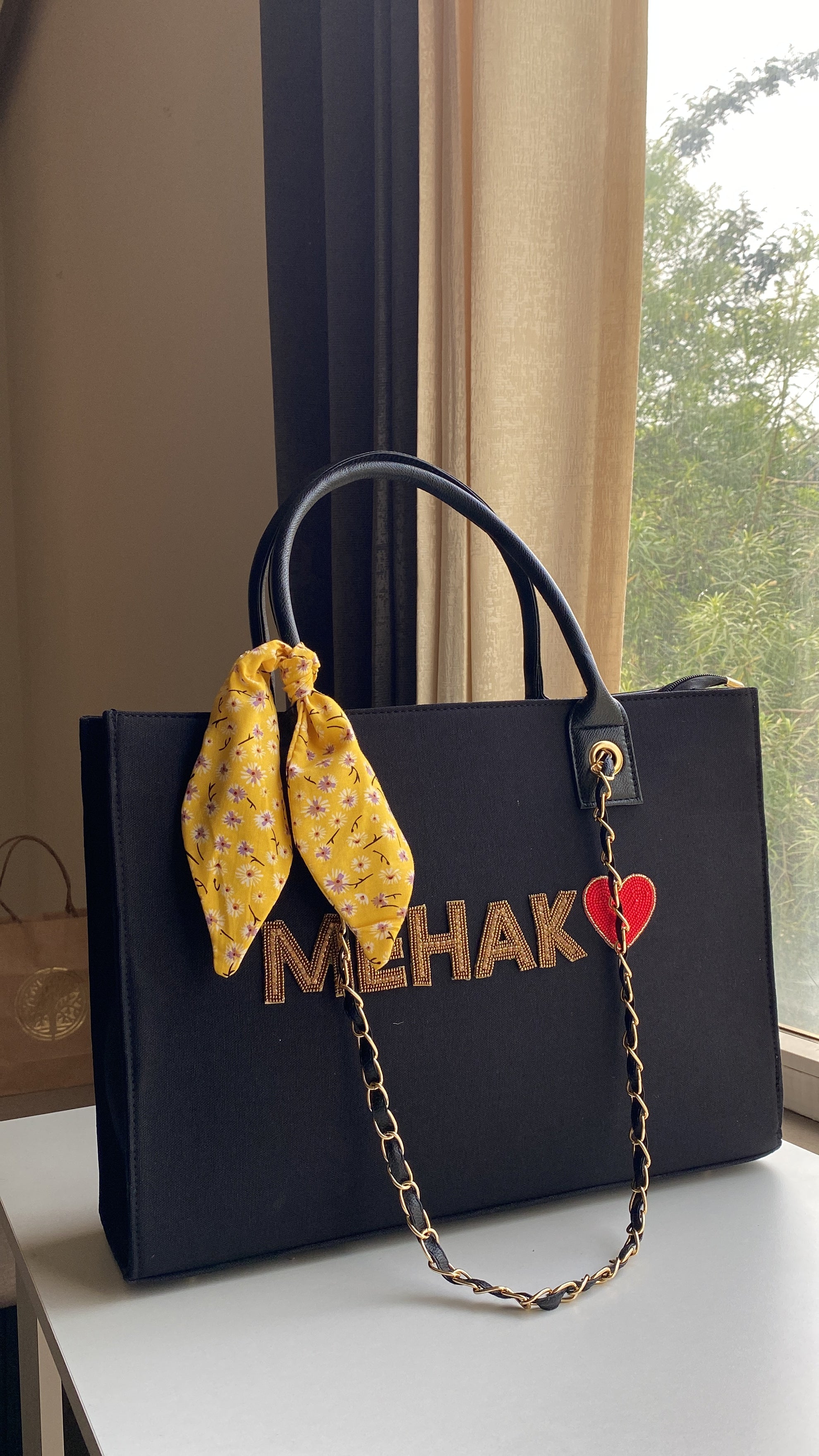 Customised canvas bag