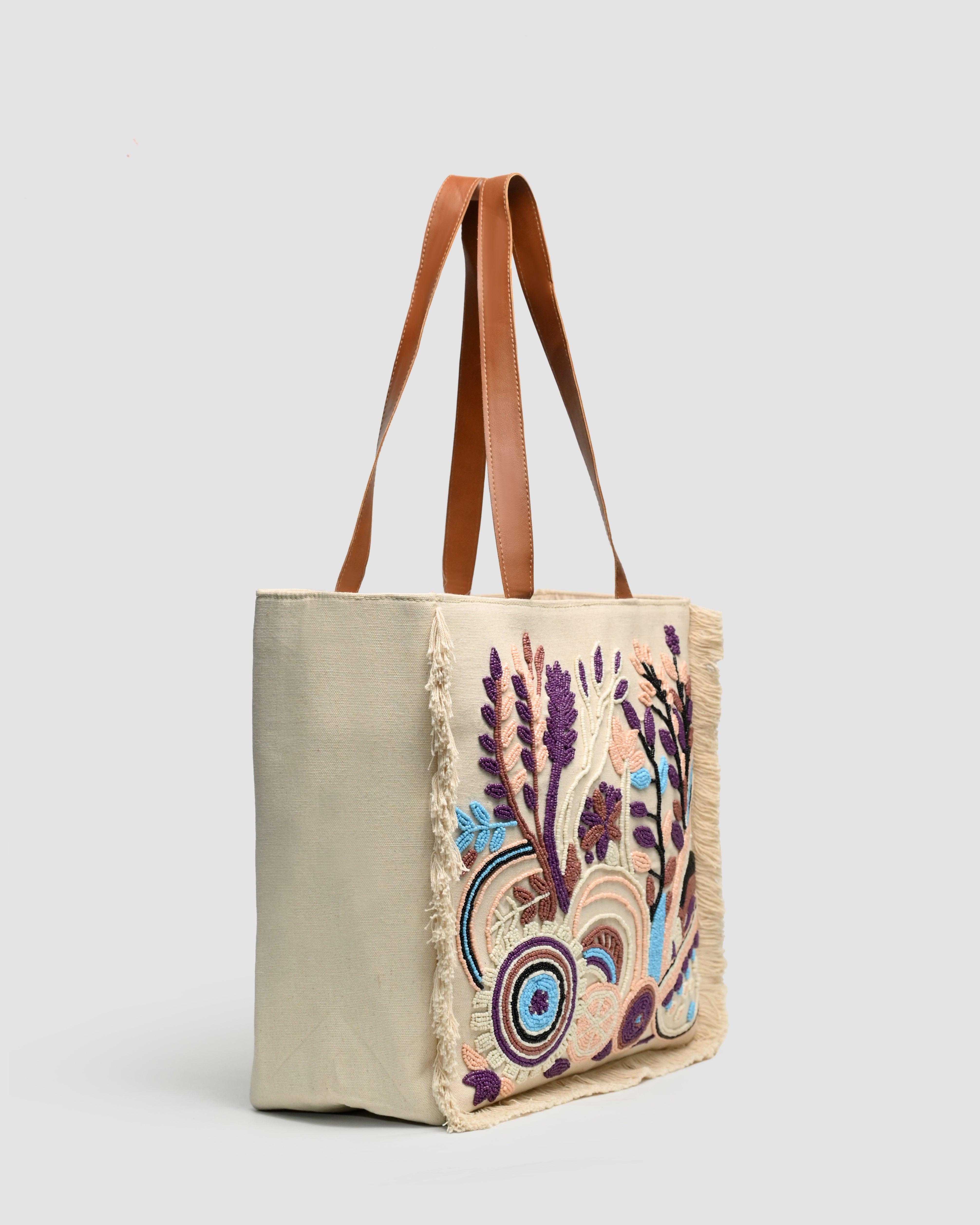 Boho bloom tote
