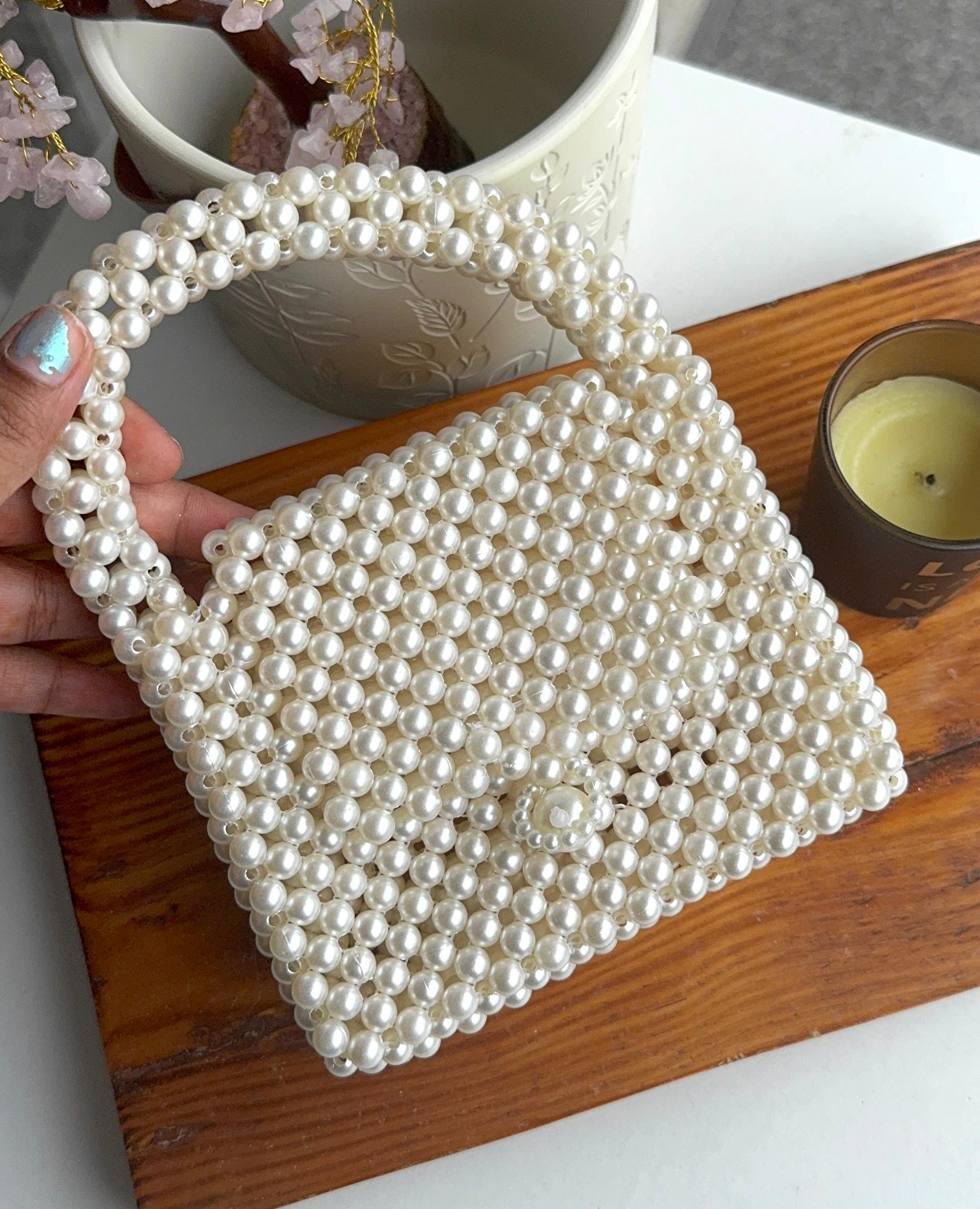 Pearl purse
