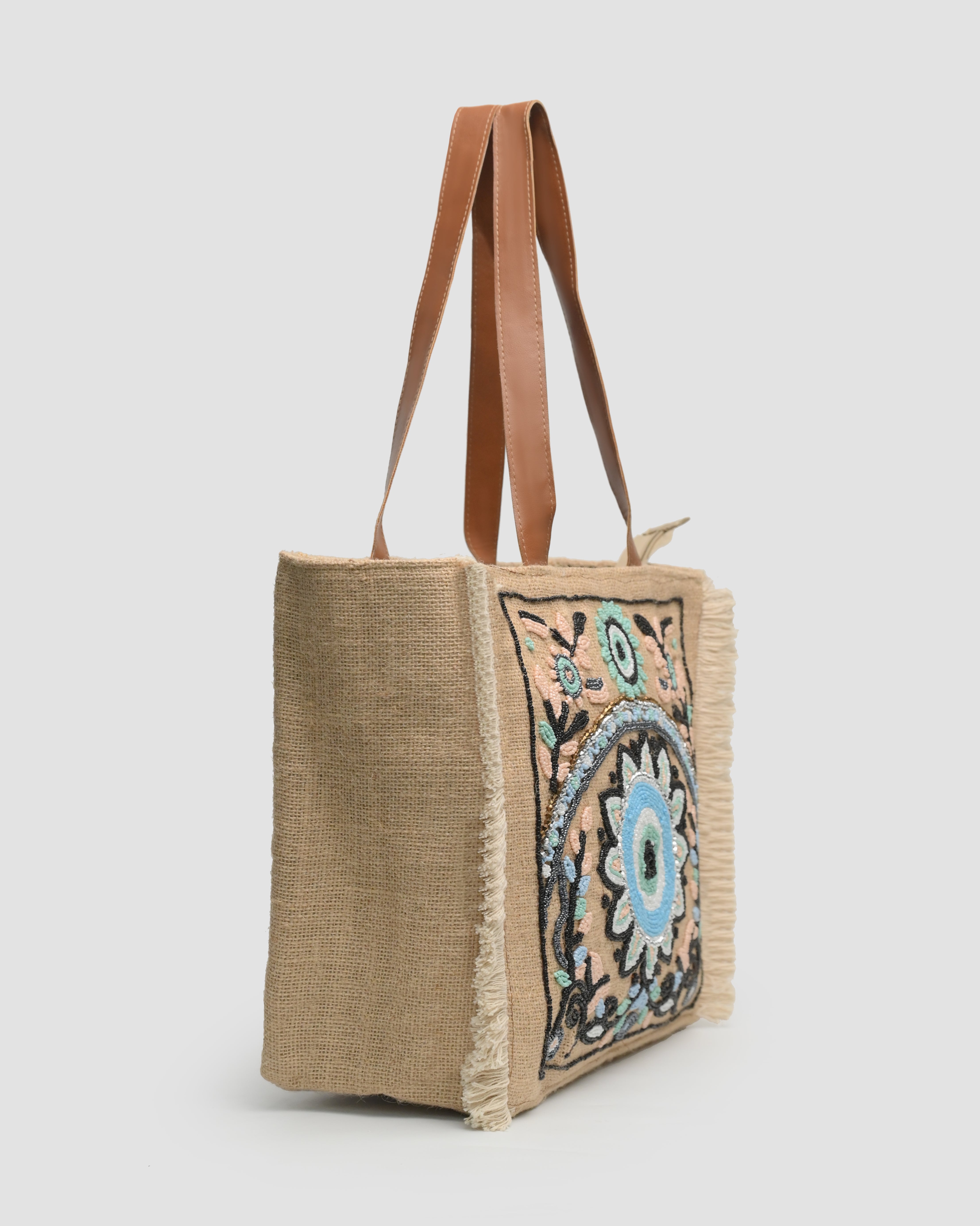 Boho bloom tote