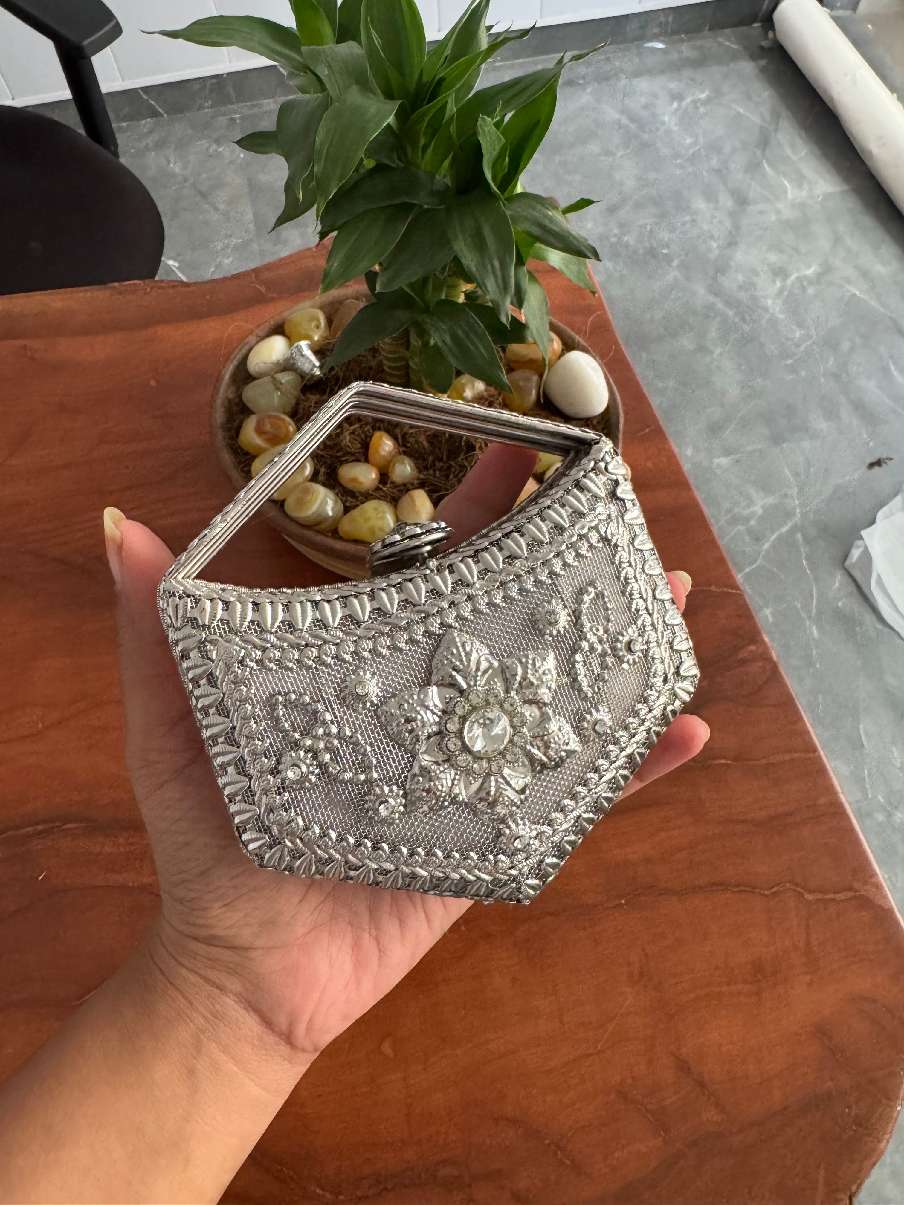 Mini brass bag