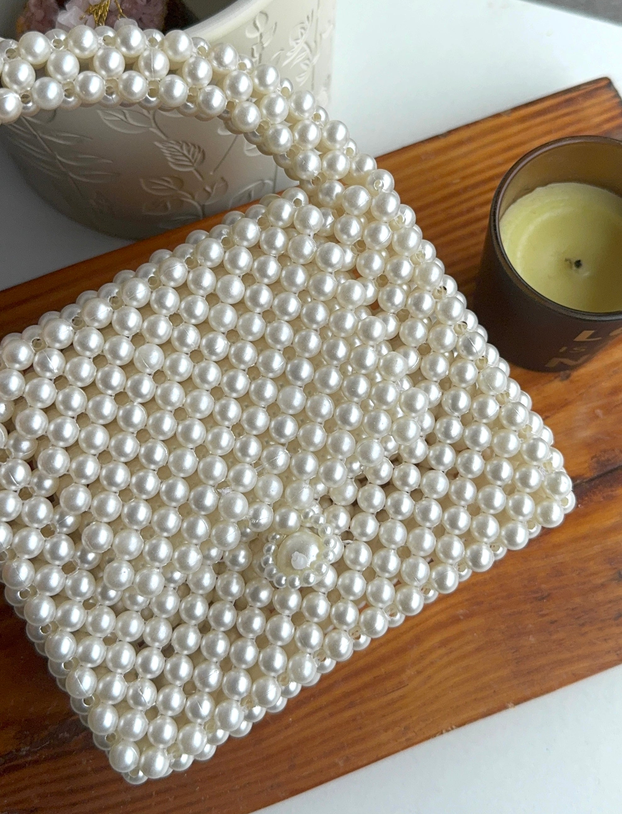 Pearl purse