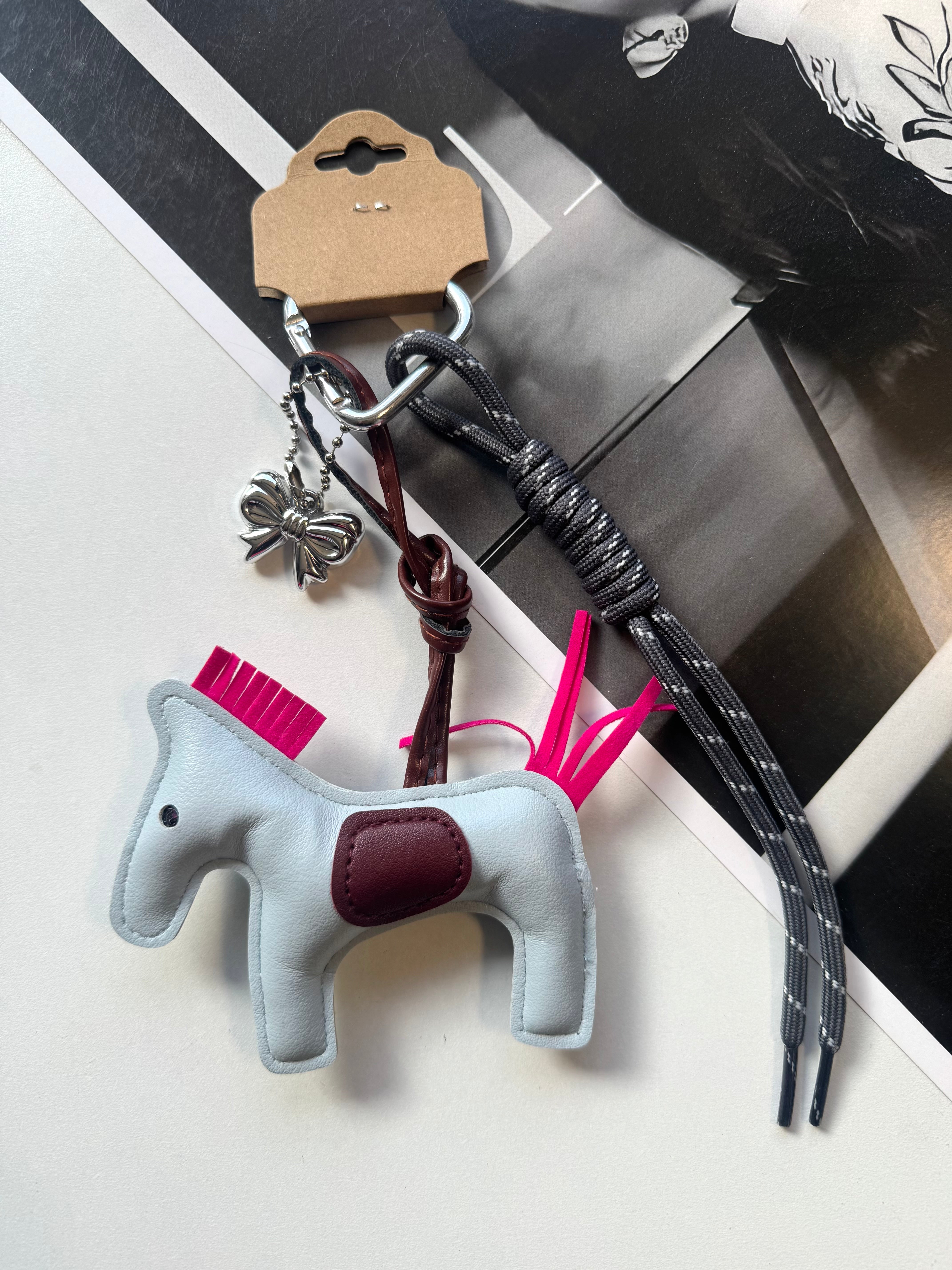 Unicorn bag charm