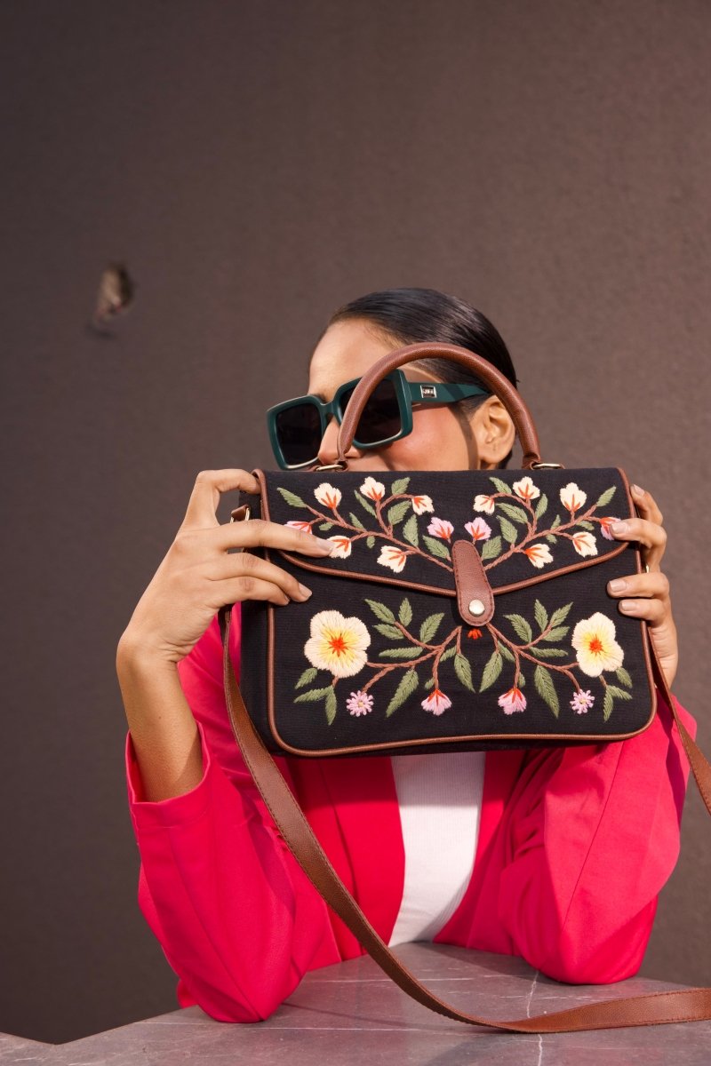 Embroidery messenger sling - Bagyo