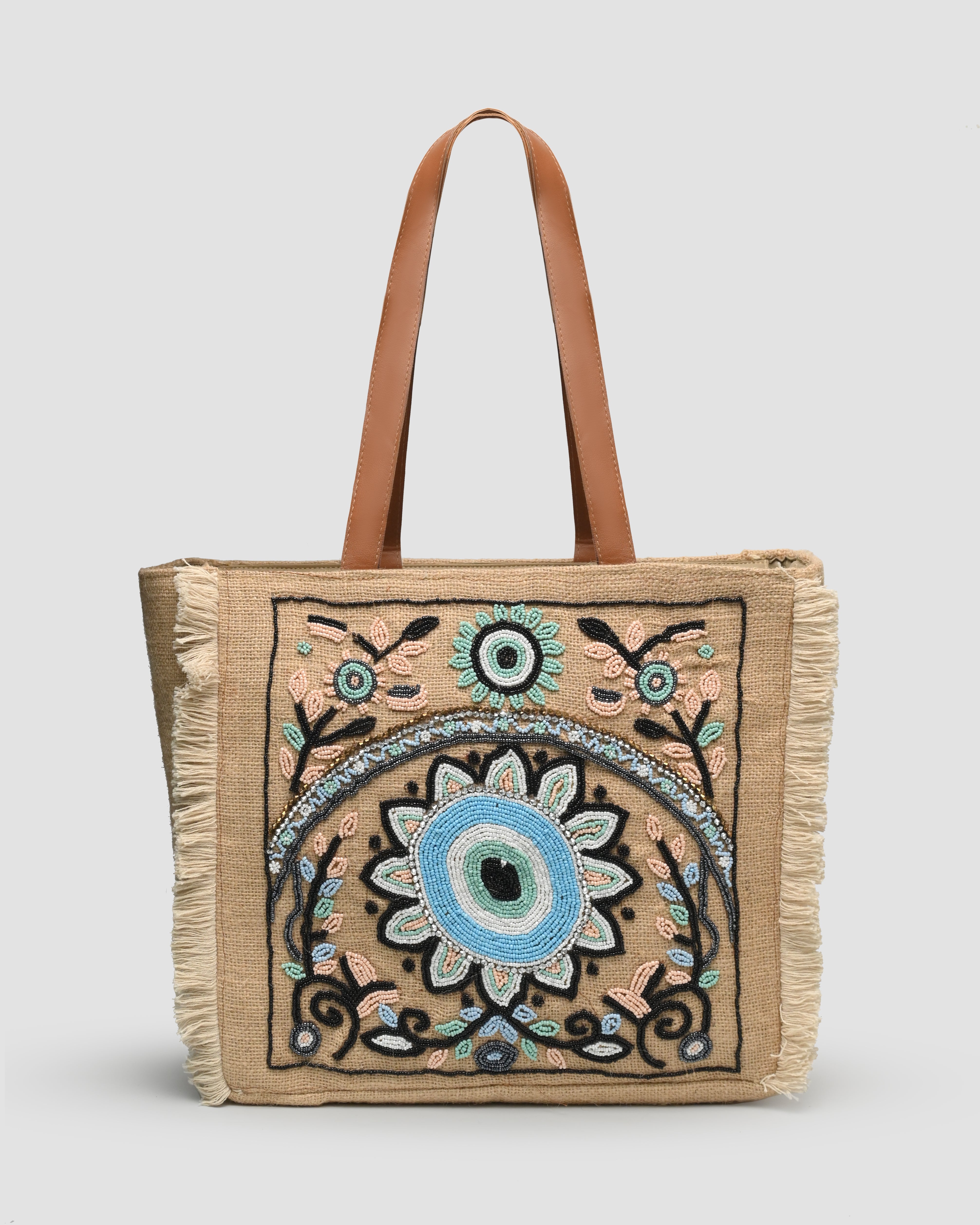 Boho bloom tote
