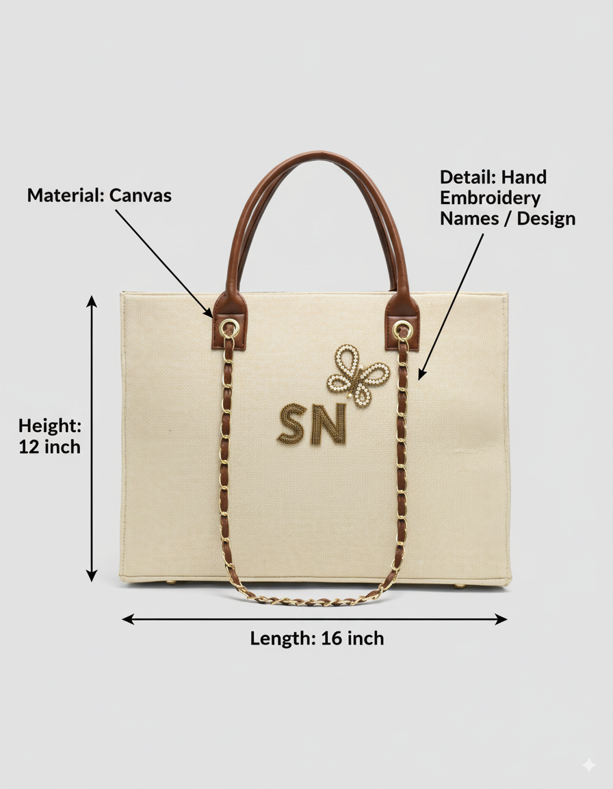 Customised canvas bag