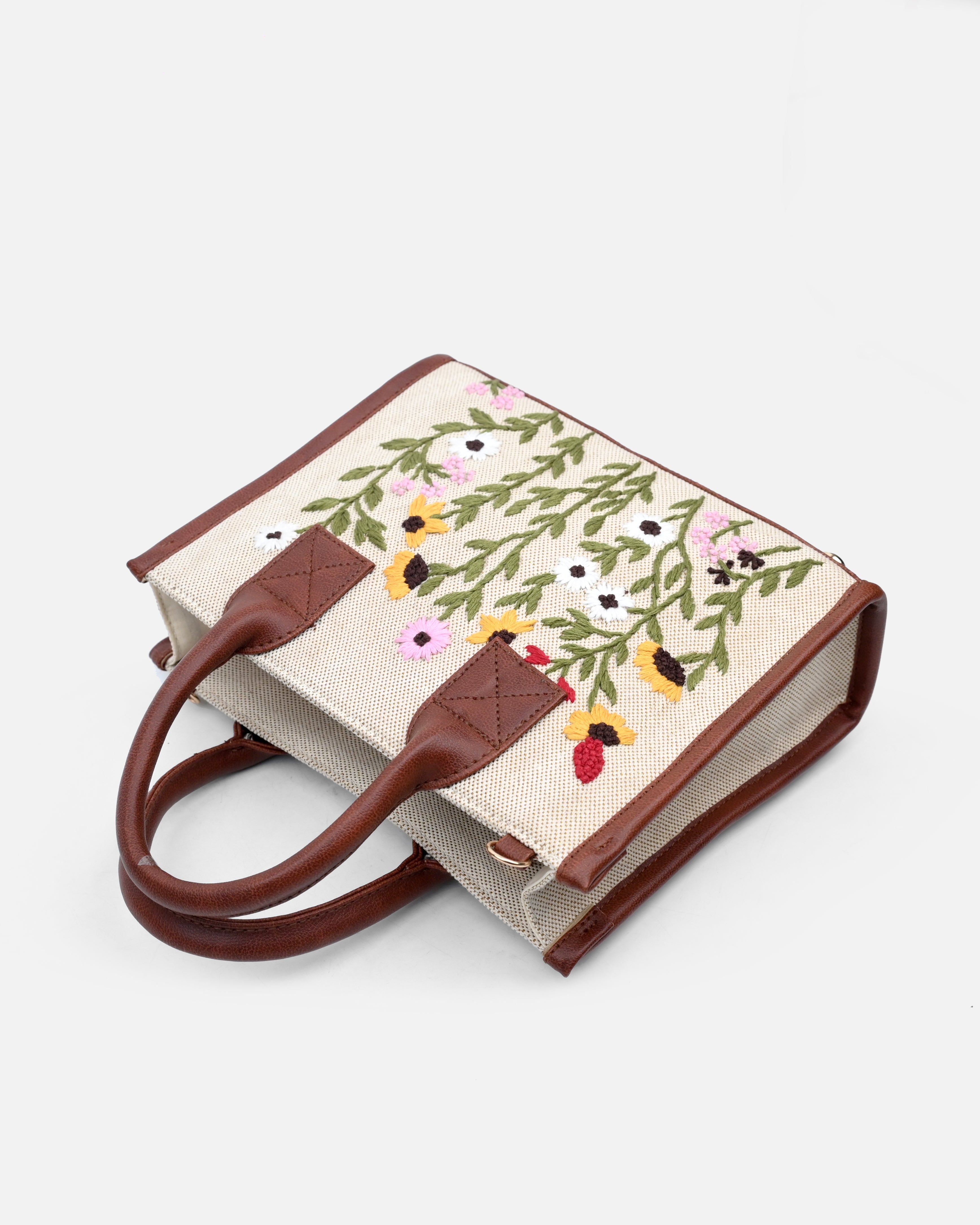 Noor embroidery sling bag