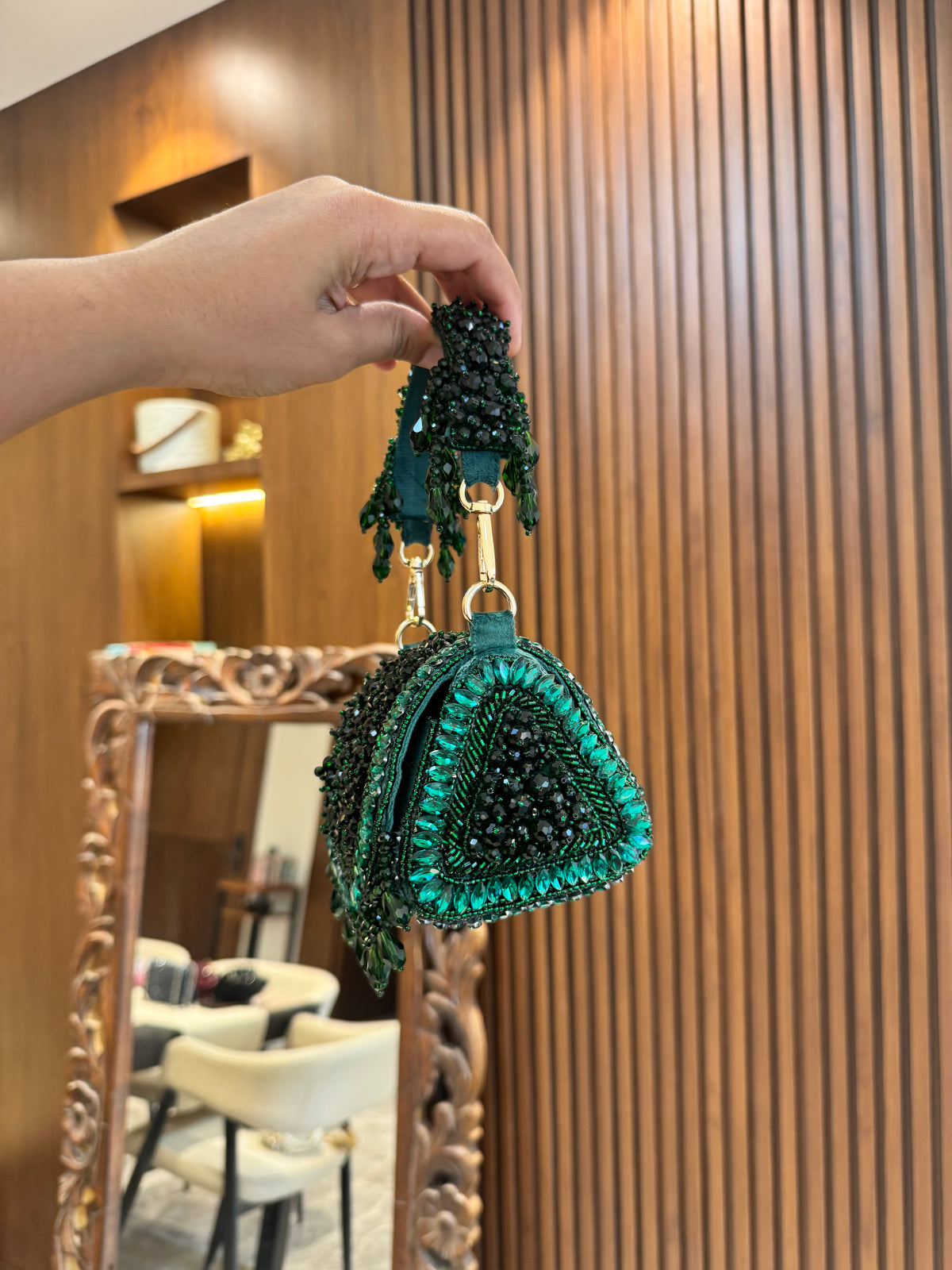 Ruha triangle clutch