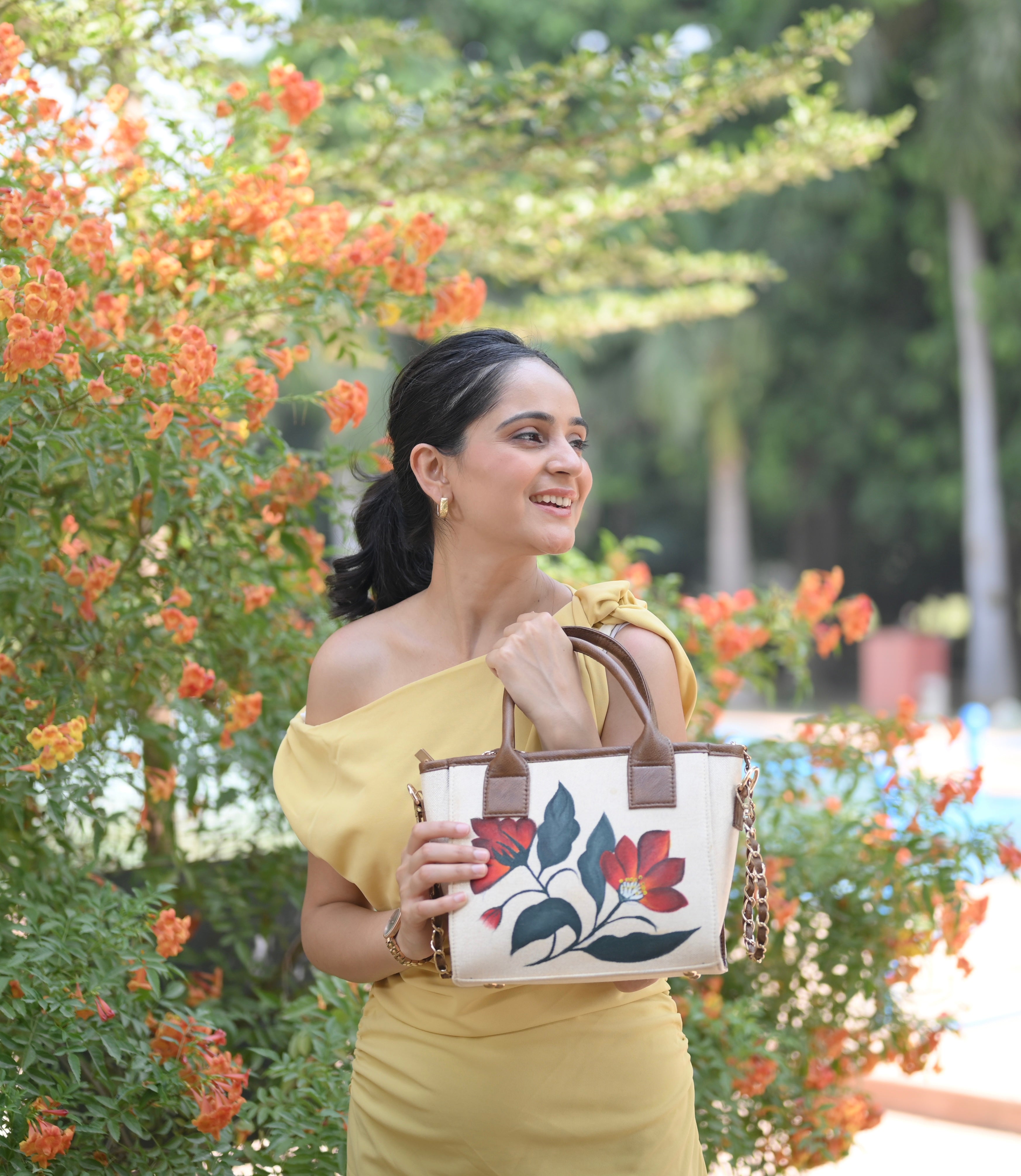 Tara HandPainted sling bag