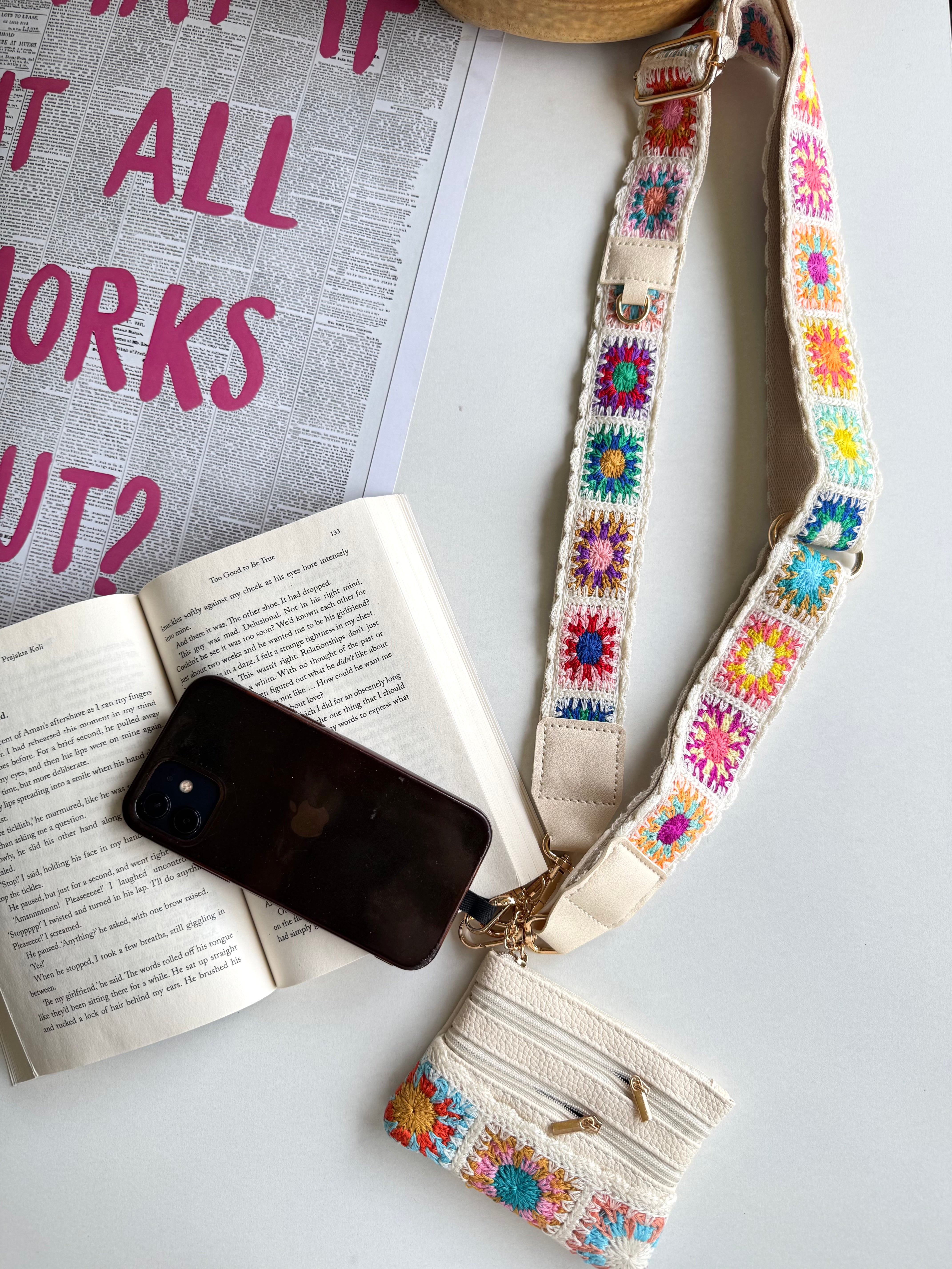 Embroidery mobile sling belt