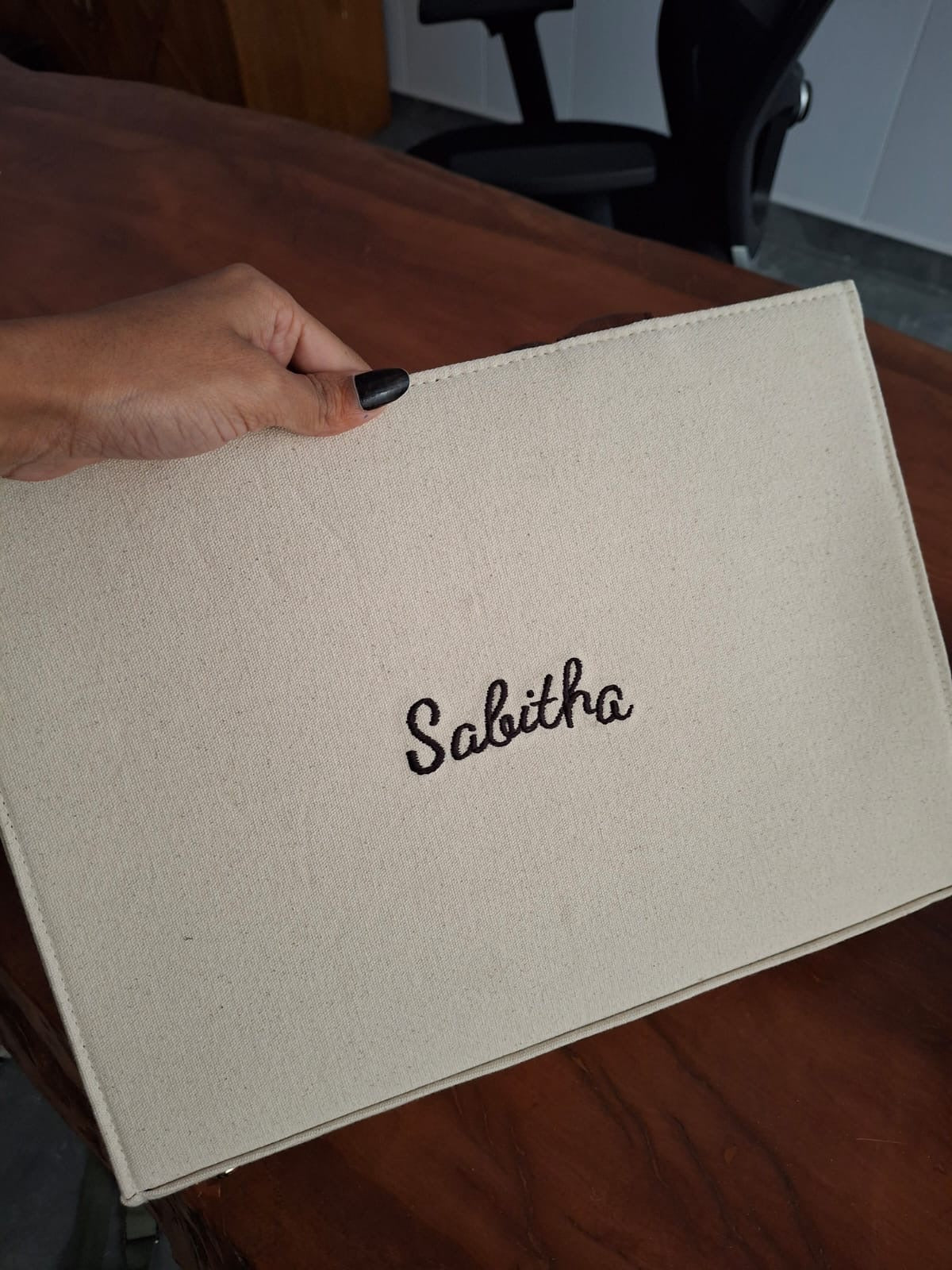 Embroidery bag