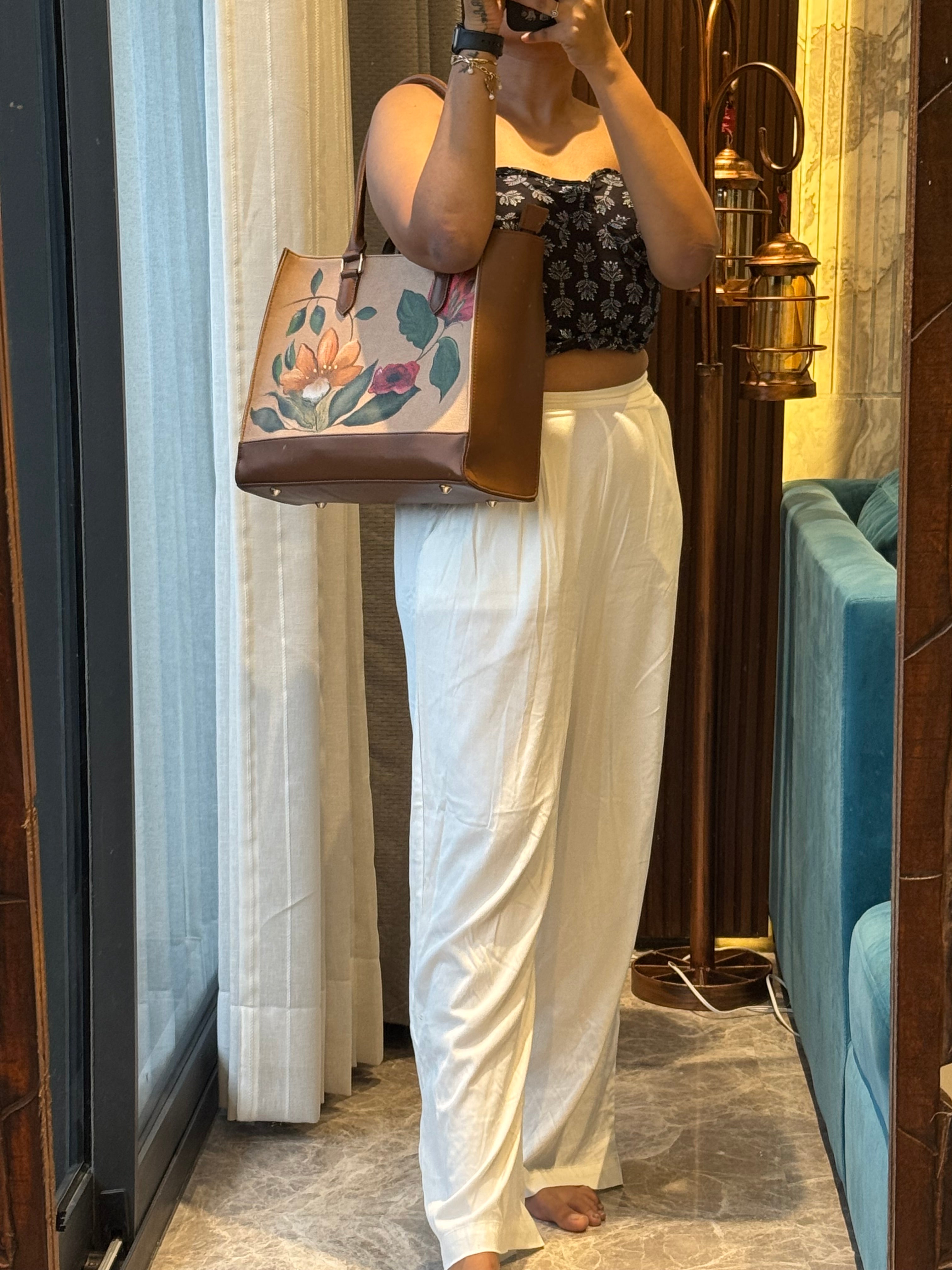 Hand painted bag