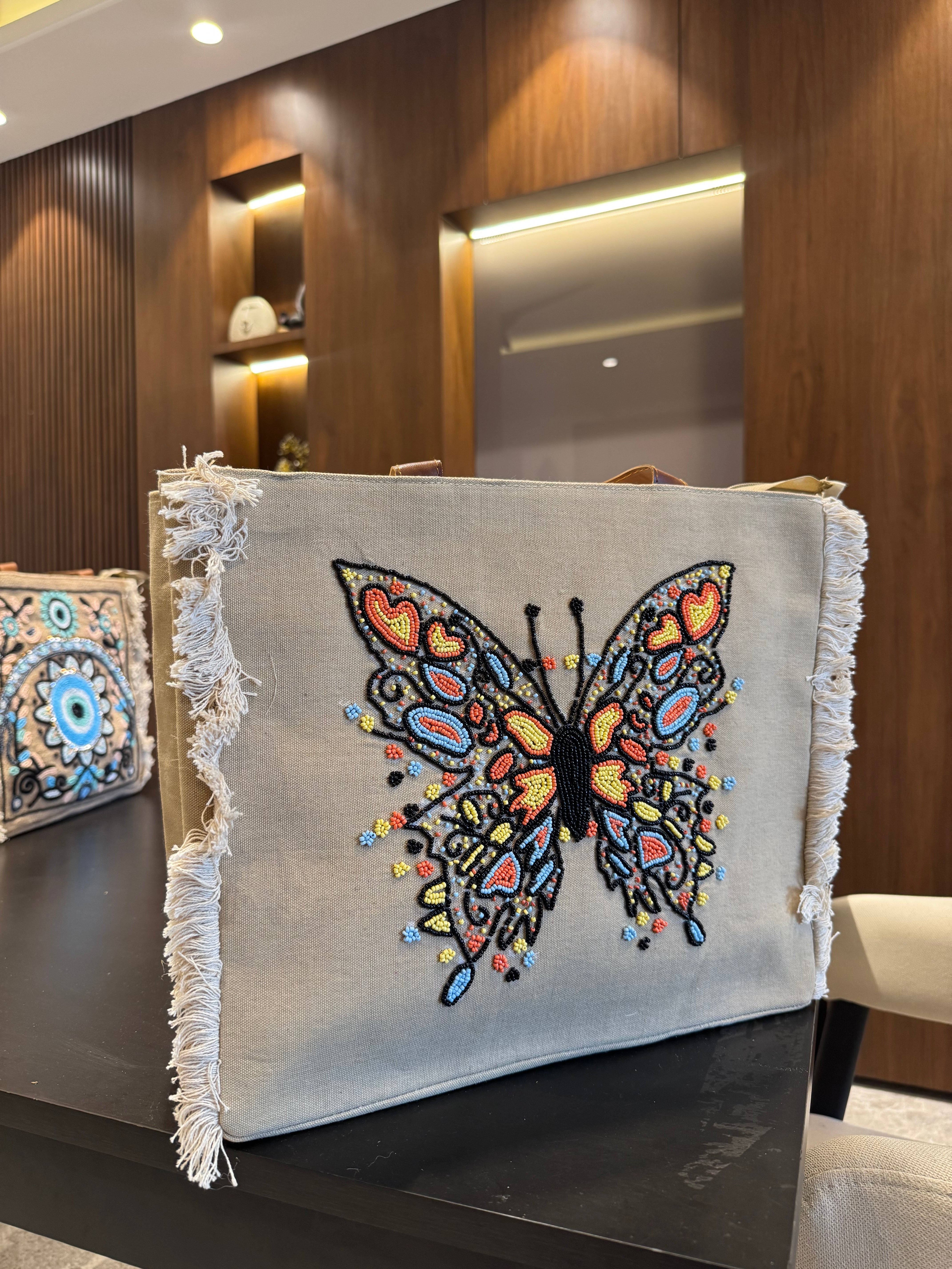 Boho bloom tote