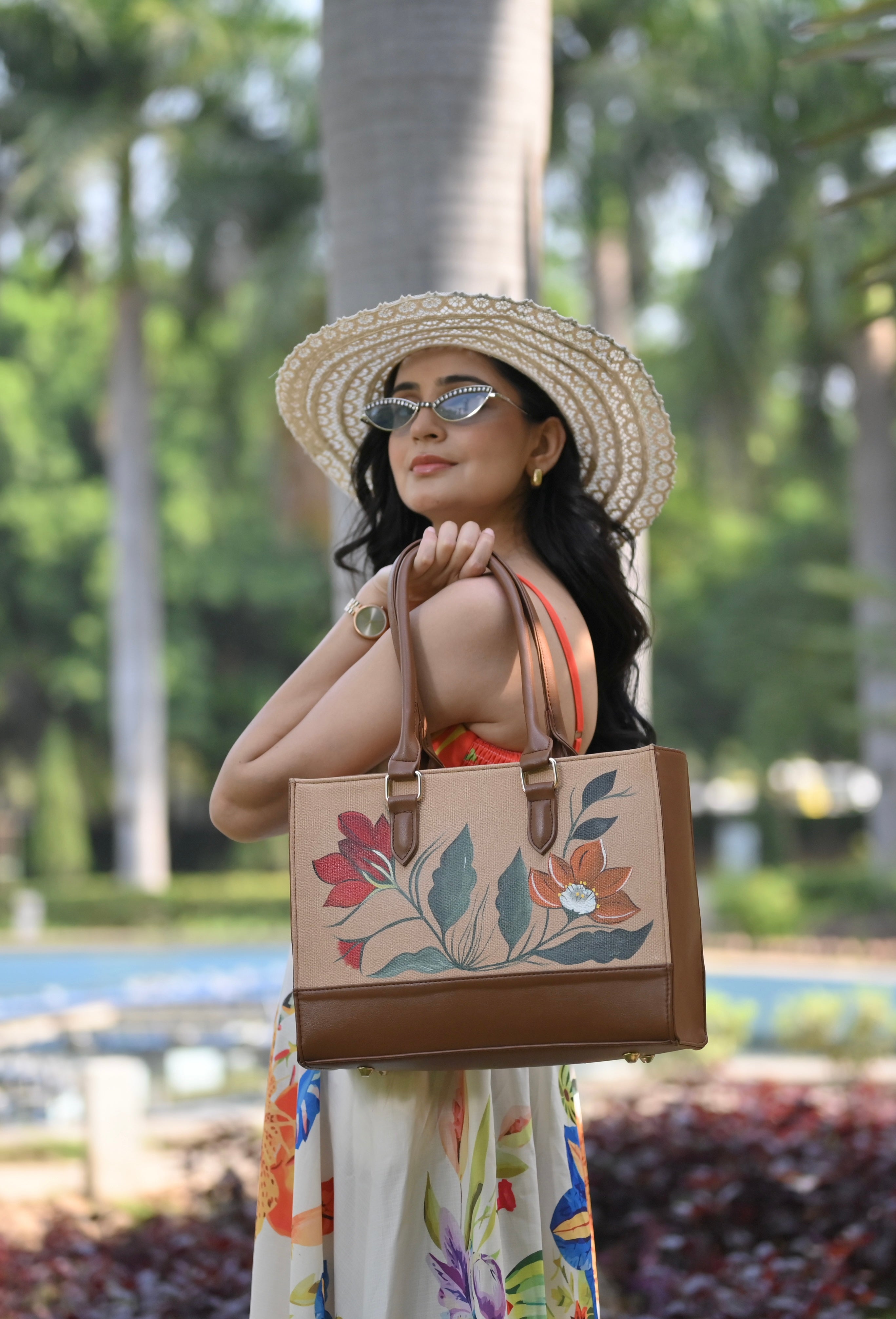 Hand painted bag