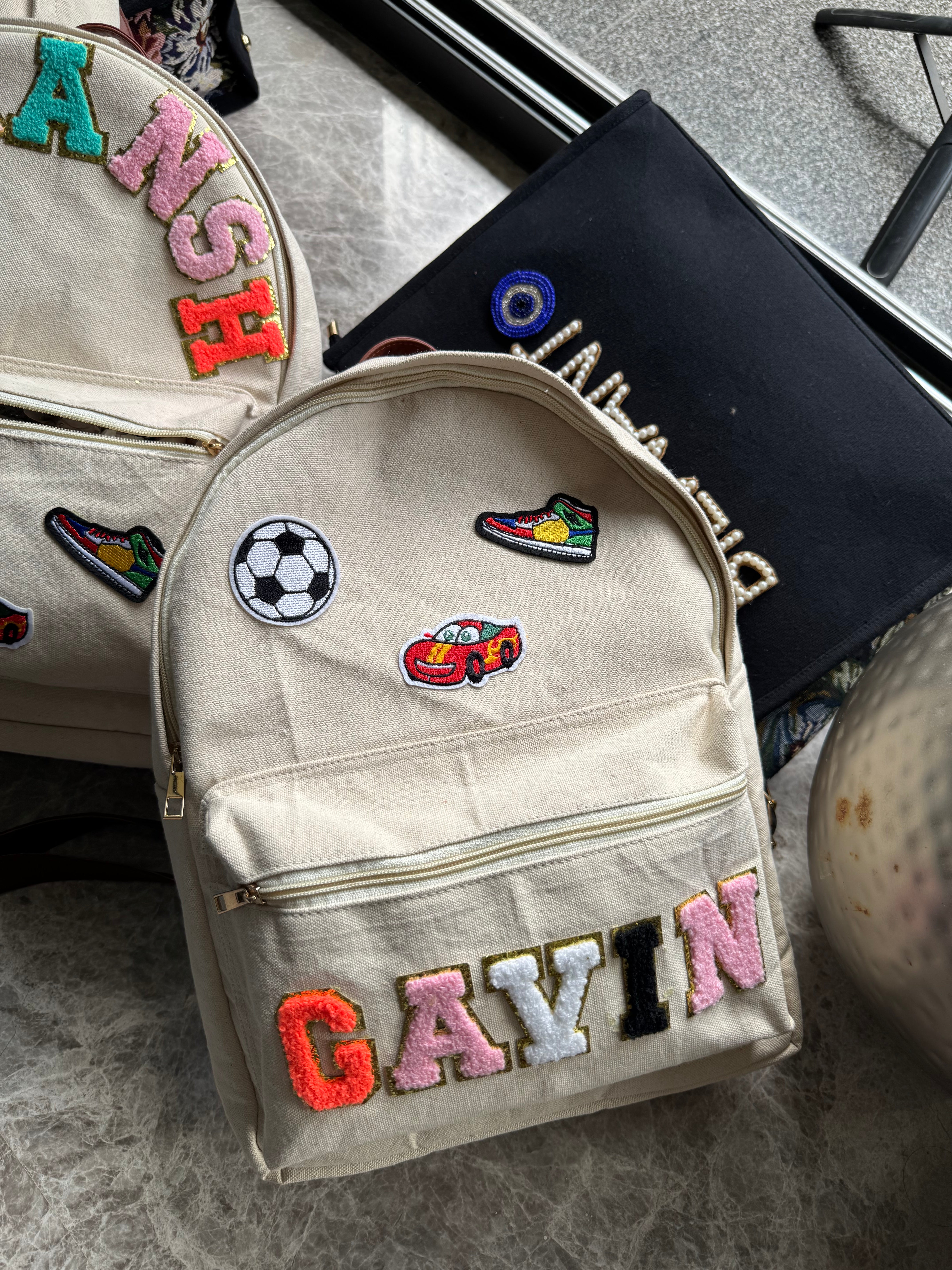 Kids customised backpack