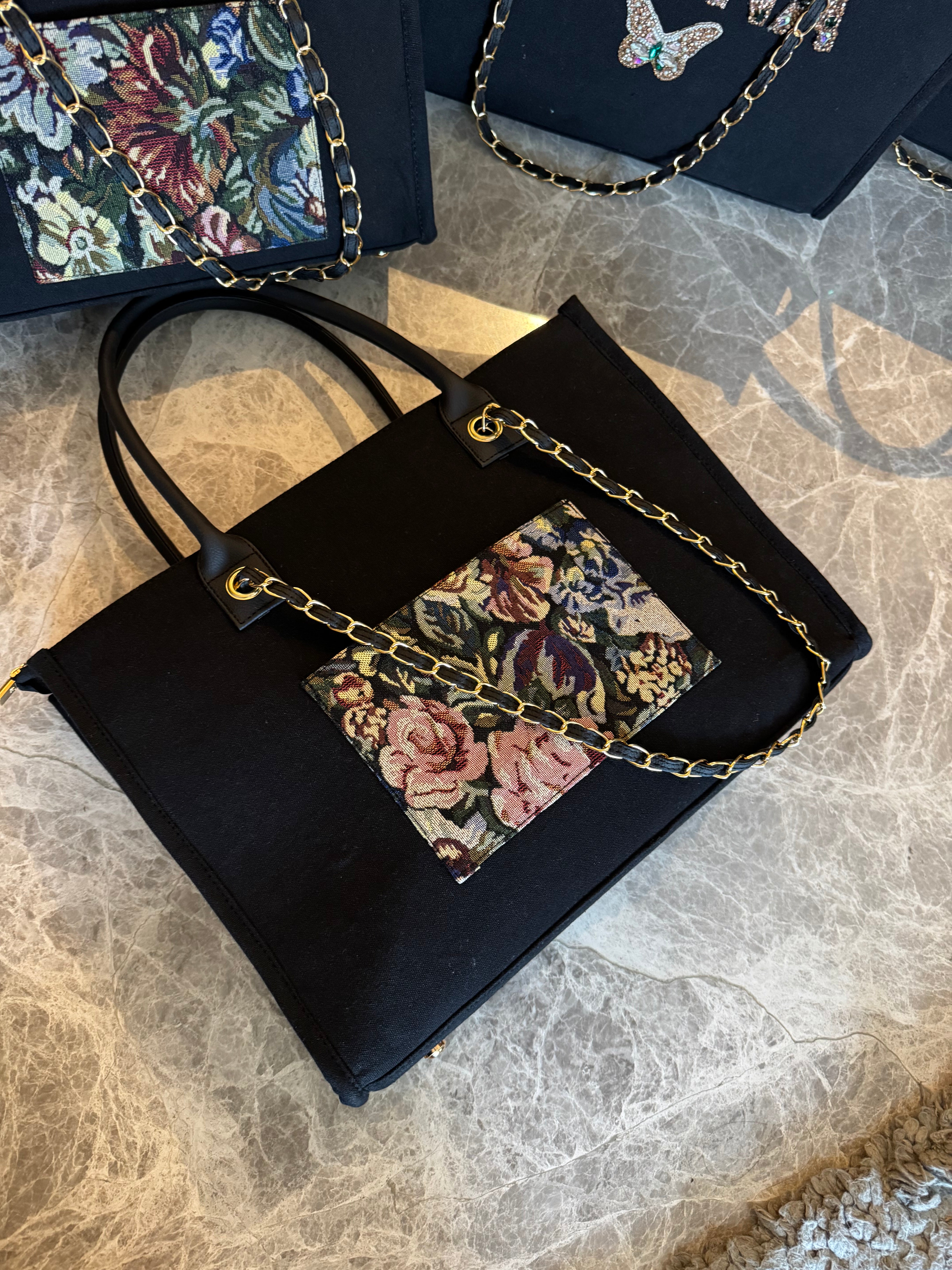 Floral tote