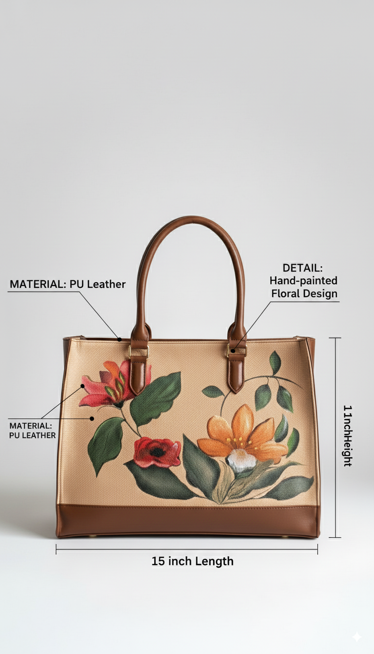 Hand painted bag