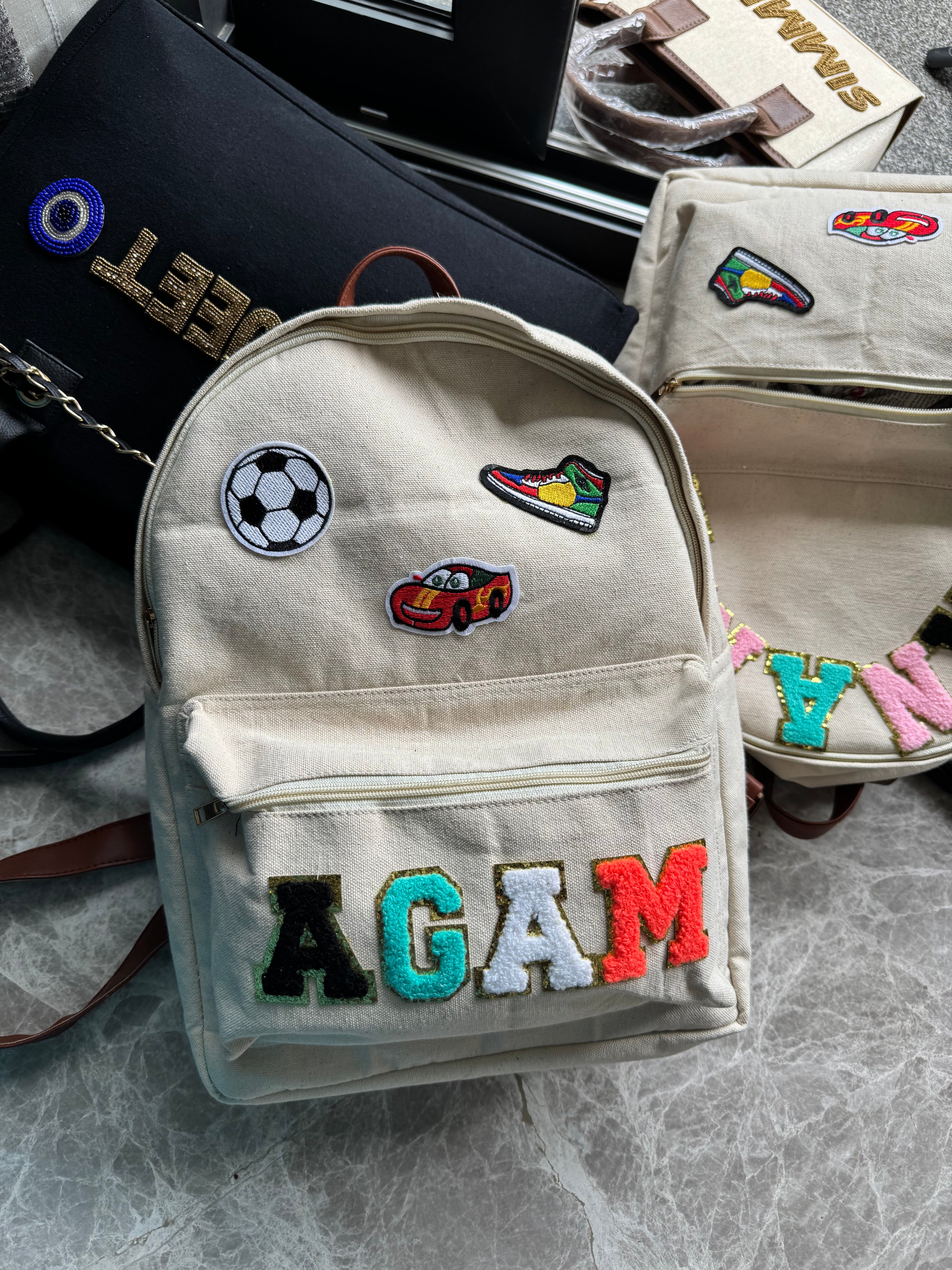 Kids customised backpack