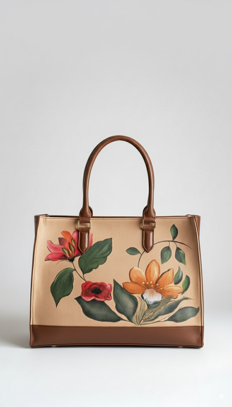Hand painted bag