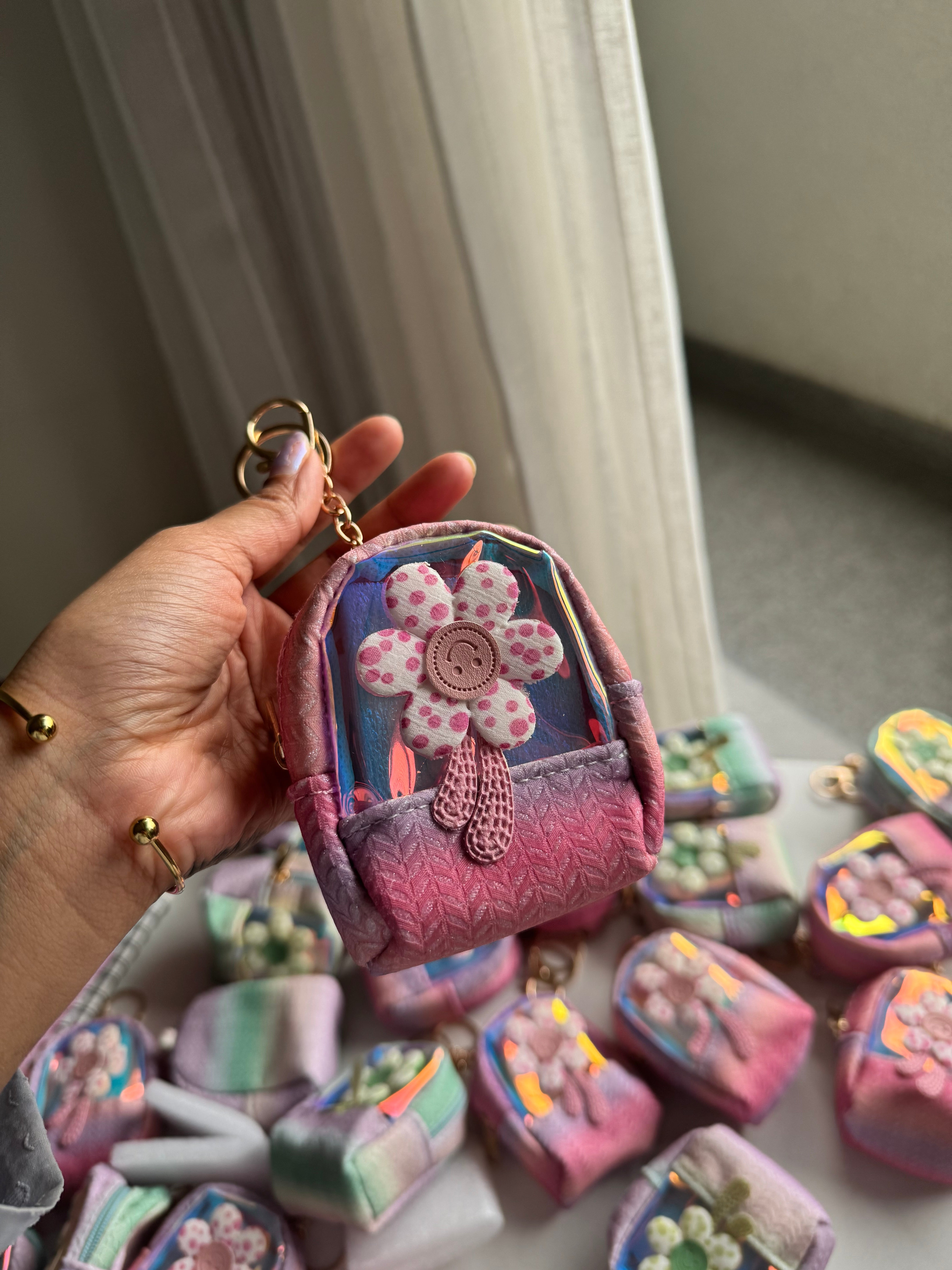 Mini backpack pocuhes