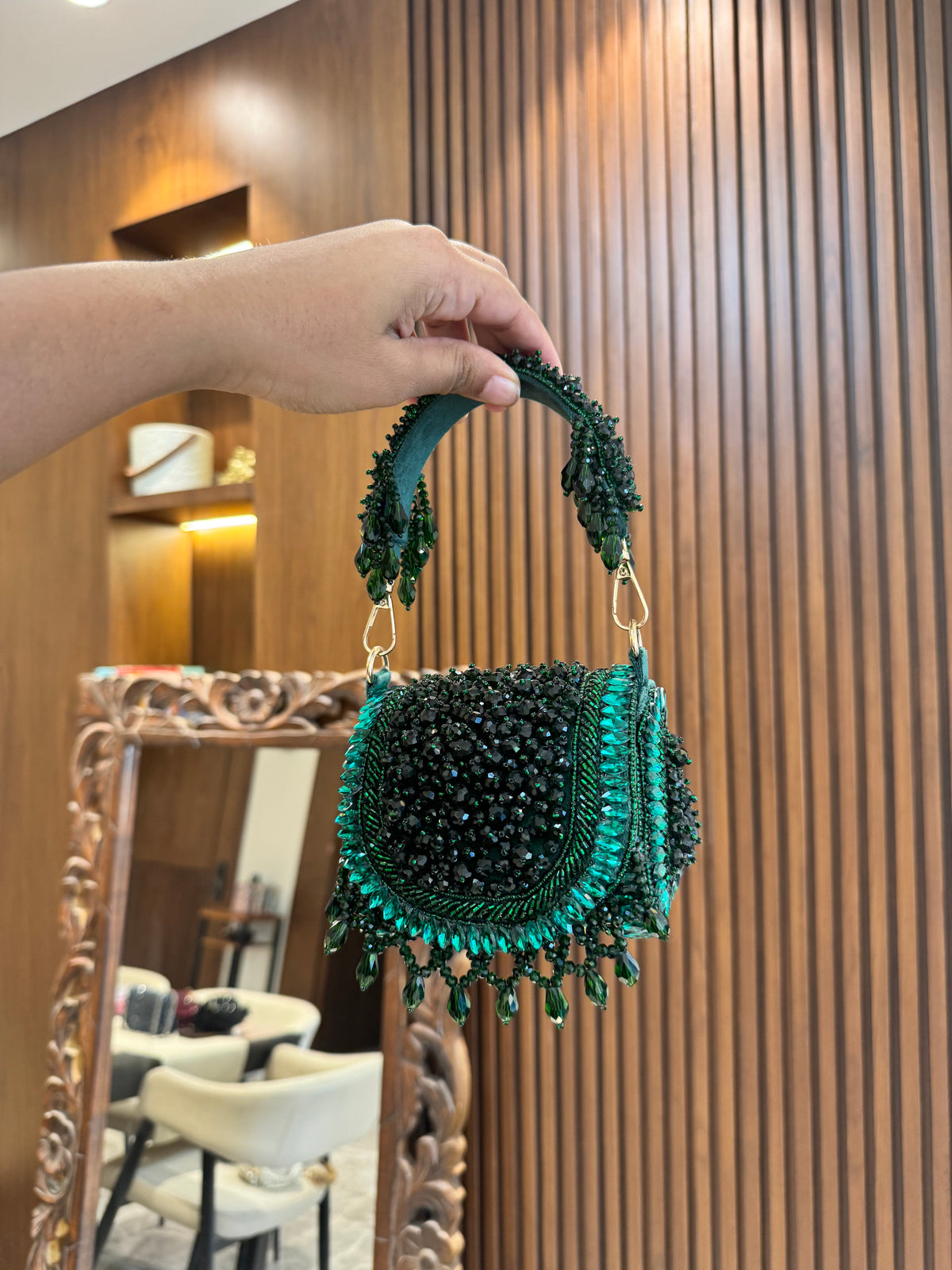 Ruha triangle clutch