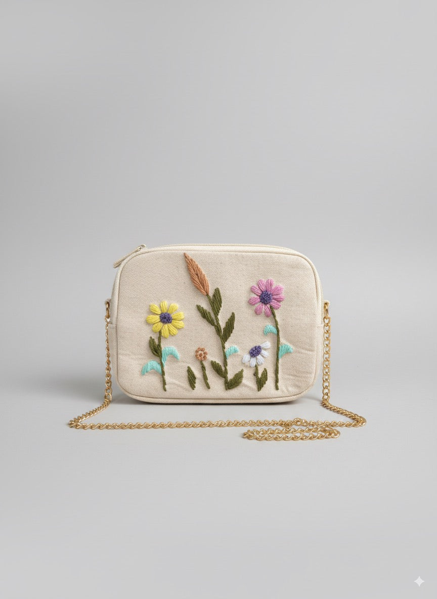 Ruhani Embroidery sling bag